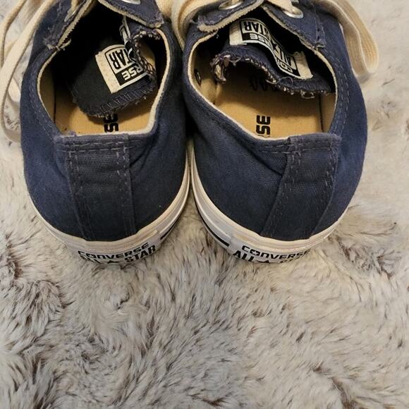 CONVERSE ALL STAR BLACK LOW TOP SIZE 8 - Picture 4 of 9